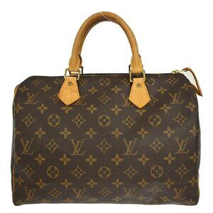 Louis Vuitton Speedy 30 Hand Bag Monogram Canvas M41526 AA1025 YQ03676